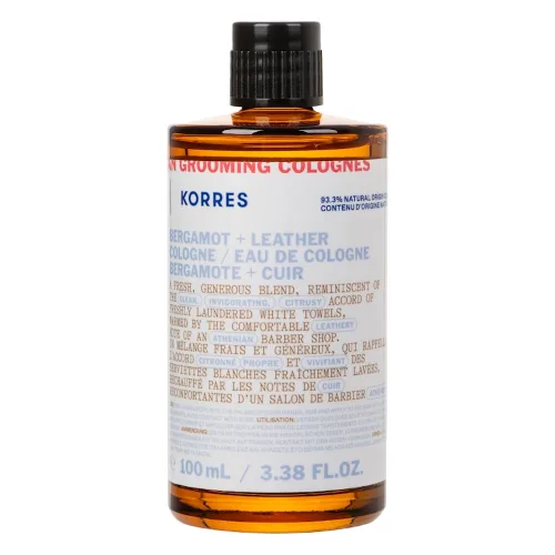 KORRES Athenian Grooming ACHILLEA MEN BERGAMOT LEATHER COLOGNE 100ML Woda kolońska 100 ml Męskie