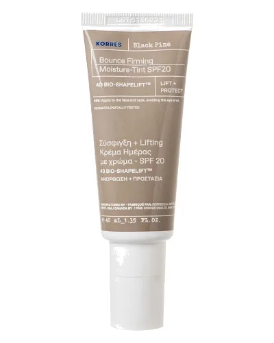 KORRES Black Pine Bounce Firming Moisture-Tint SPF 204D BIO-¬SHAPELIFT™ Kremy do twarzy 40 ml Damski