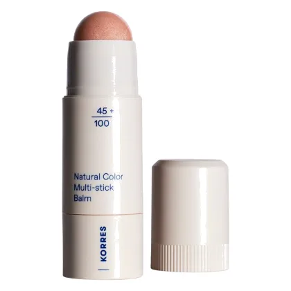 KORRES Natural Color Multi-Stick Balm Rozświetlający Sztyft do Twarzy 02 Glass Peach