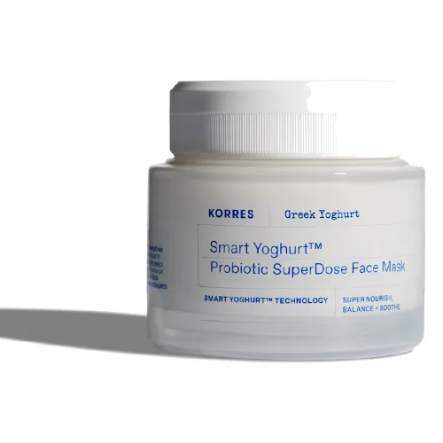 KORRES YOGHURT Probiotic SuperDose Face Mask Maseczki rozświetlające 100 ml Damski