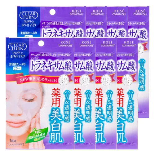 Kose - Clear Turn White Tranexamic Acid White Mask (8ea)