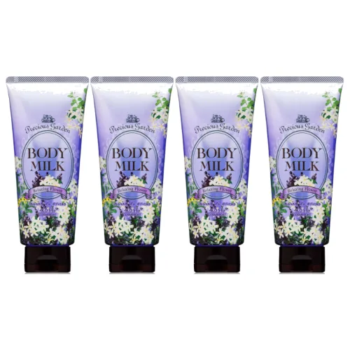Kose - Precious Garden Body Milk - Relaxing Flower - 200g (4szt.) Set