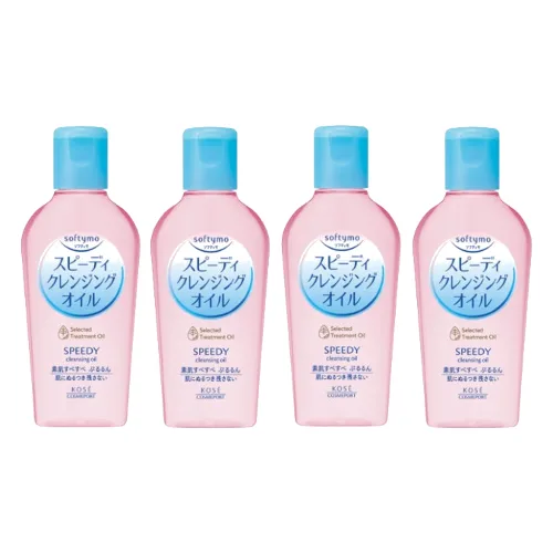 Kose - Softymo Speedy Cleansing Oil - 60ml (4szt.) Set