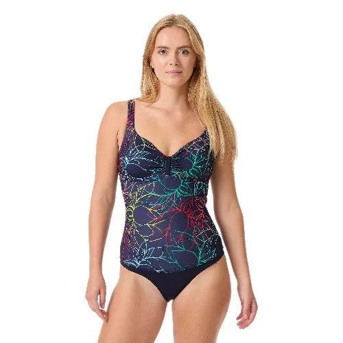 Kostium kąpielowy jednoczęściowy surfingowy damski Decathlon Doli Nenu