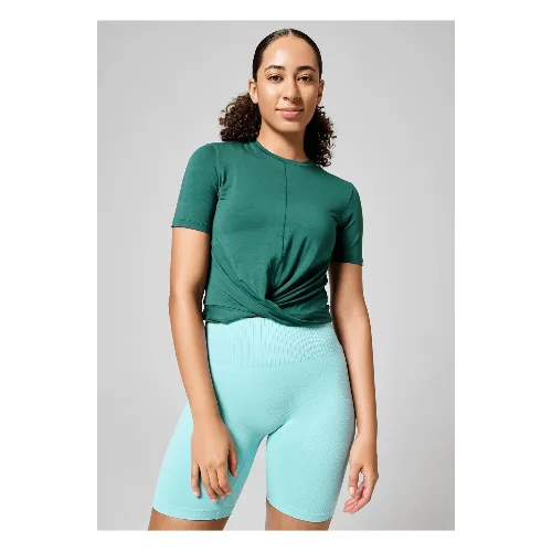 Koszulka Casall Delight Short Wrap Tee 36