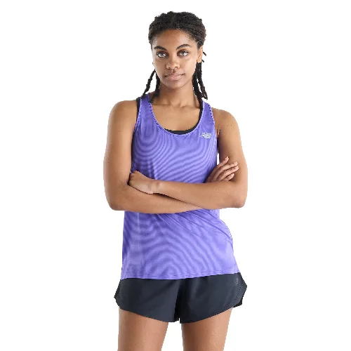 Koszulka damska New Balance WT41220EPU – fioletowa