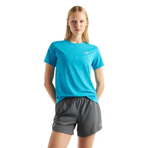 Koszulka damska New Balance WT41253ATD – niebieska