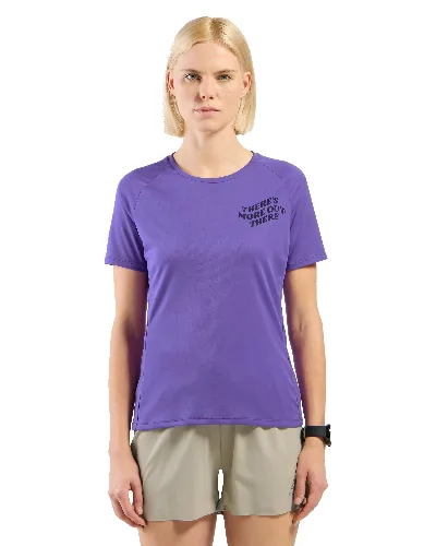 Koszulka damska Odlo ESSENTIAL PRINT T-shirt crew neck s/s