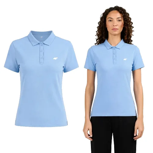 KOSZULKA DAMSKA POLO 4F BAWENIANA T-SHIRT Z KOŁNIERZYKIEM F0836