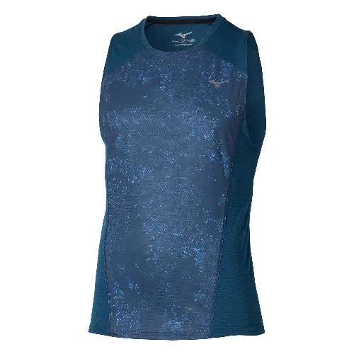 Koszulka do biegania męska Mizuno Active DryAeroFlow Graphic Tank Top