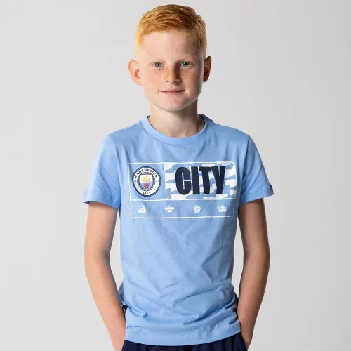 Koszulka dziecięca Man City jasnoniebieska