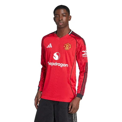 Koszulka Manchester United 25/26 Long Sleeve Home