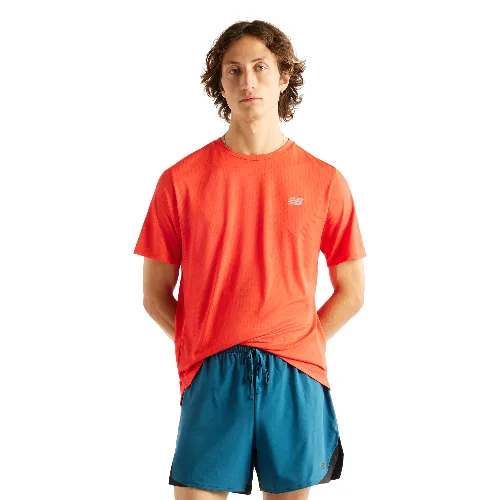 Koszulka męska New Balance MT41253NEF – pomarańczowa