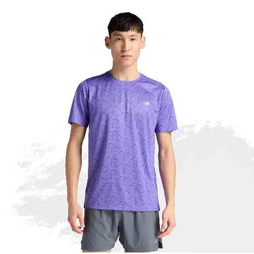 Koszulka męska New Balance MT6116OHEPU – fioletowa