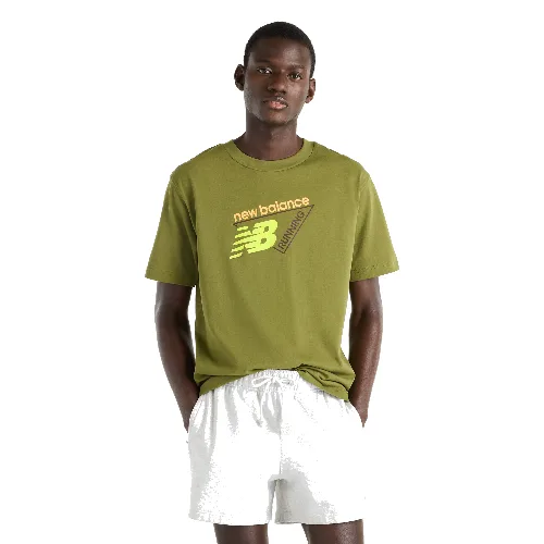 Koszulka męska New Balance MT61N1YVGEE – zielona