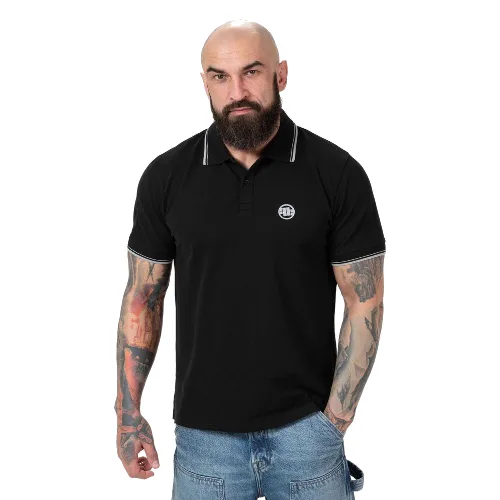 Koszulka męska Pitbull Polo Pique Stripes Regular