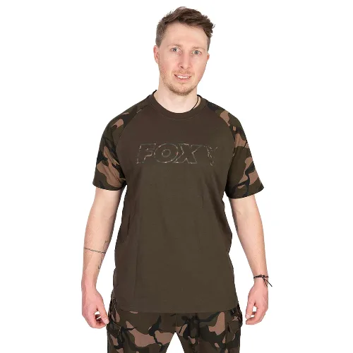 Koszulka Męska Wędkarska Fox Khaki Zielona