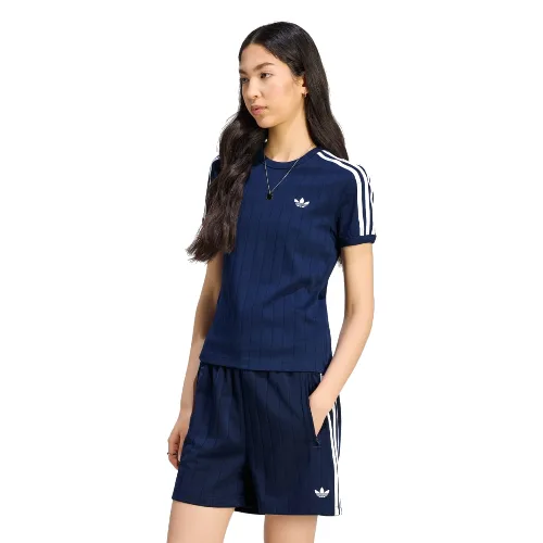 Koszulka Pinstripe Short Sleeve Slim