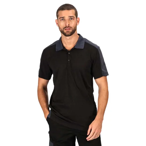 Koszulka Polo Męska Kontrastowa Coolweave