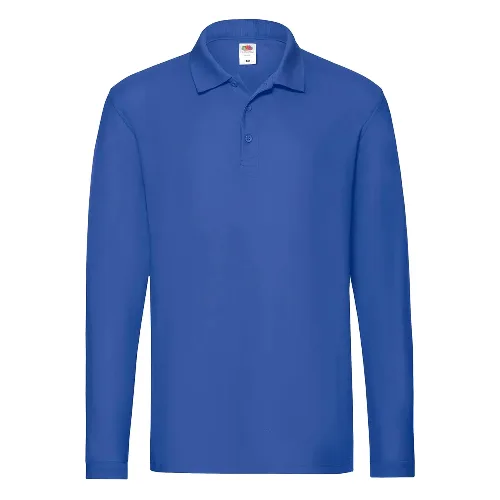 Koszulka polo z długim rękawem Fruit of the Loom Premium