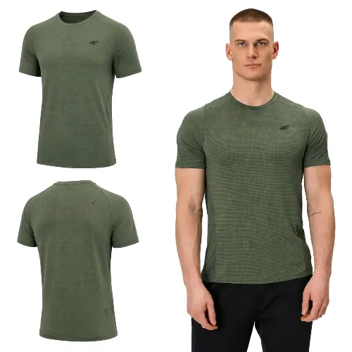 KOSZULKA ROWEROWA 4F T-SHIRT MĘSKI TRENINGOWY SZYBKOSCHNĄCY