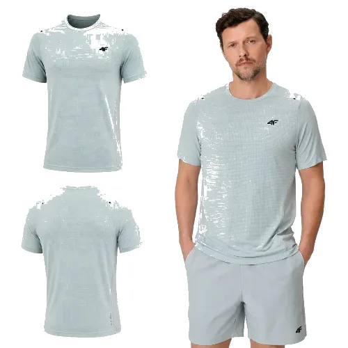KOSZULKA ROWEROWA 4F T-SHIRT MĘSKI TRENINGOWY SZYBKOSCHNĄCY