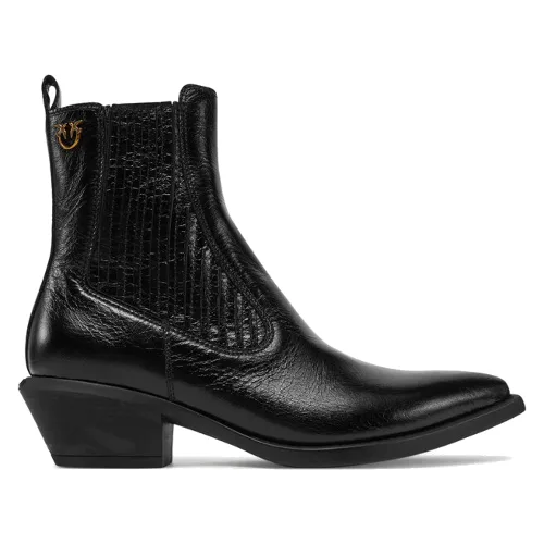 Kowbojki PINKO Tex 14 SD0345P083 Czarny
