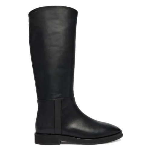 Kozaki Calvin Klein Formal Utk Boot Lth HW0HW02599 Czarny
