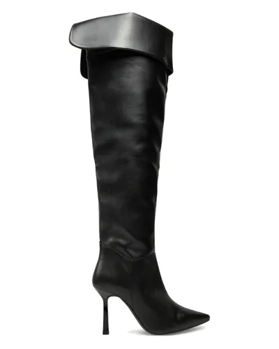 Kozaki HUGO Katniss 50529833 Czarny
