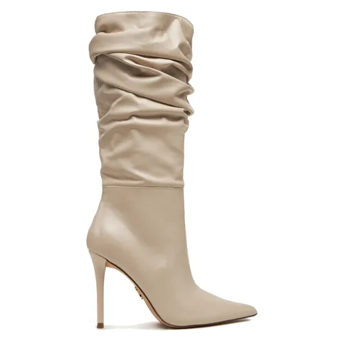 Kozaki Steve Madden Schmooze SM11003453 Écru