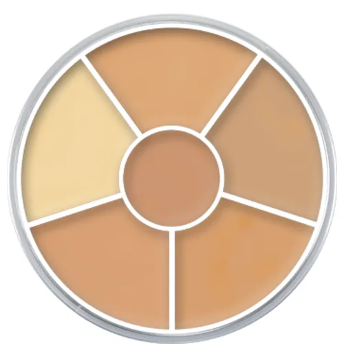 Kryolan Concealer Circle Paleta 6 Korektorów Nr 1