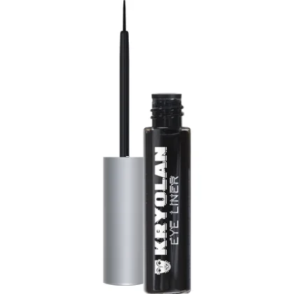 Kryolan Eye Liner w Płynie z Pędzelkiem Black