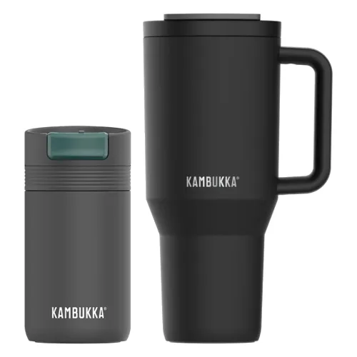 Kubek termiczny Rio ze słomką + Cabo 300ml zestaw Kambukka Mission Completed
