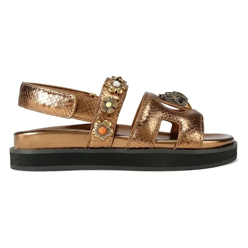 Kurt Geiger London klapki damskie Eagle Cut Out Flat Sling