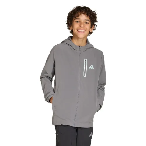 KURTKA ADIDAS BOYS HOODED TECH WOVEN