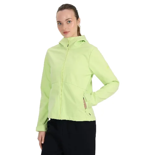 KURTKA DAMSKA 4F SOFTSHELL WIATRODPORNA ZIELONA