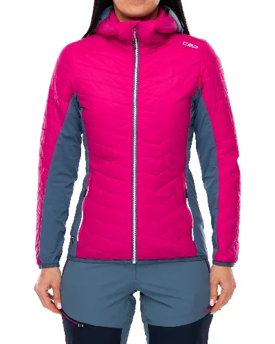Kurtka hybrydowa damska CMP Yurexa Jacket Hybrid Fix Hood