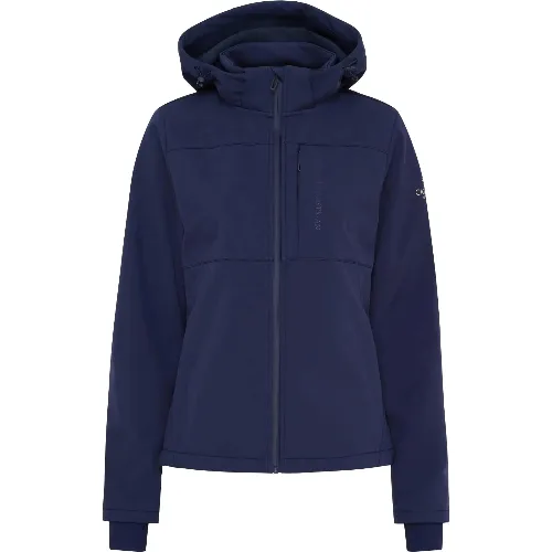 Kurtka jeździecka z kapturem softshell full zip damska Catago Vanetta