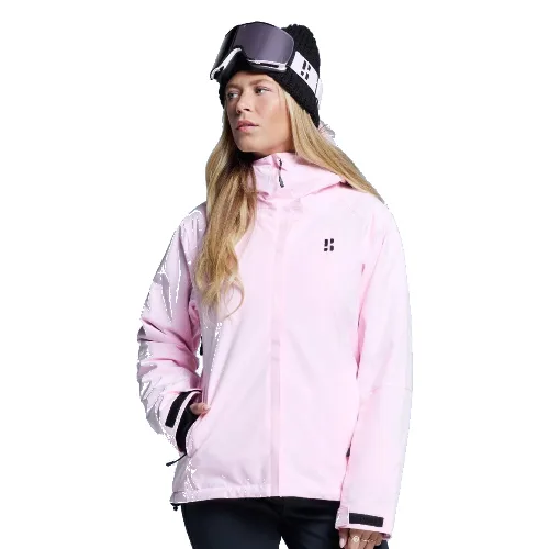 Kurtka narciarska damska - Arctic - Ocieplana 2L - Powder Rose