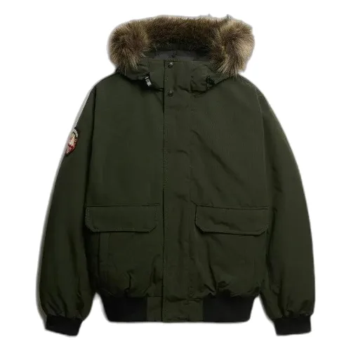 Kurtka puchowa Superdry Bomber à fourrure synthétique Everest