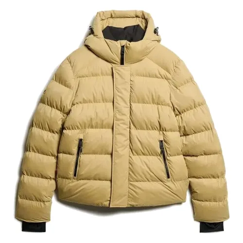 Kurtka puchowa z kapturem z mikrofibry Superdry