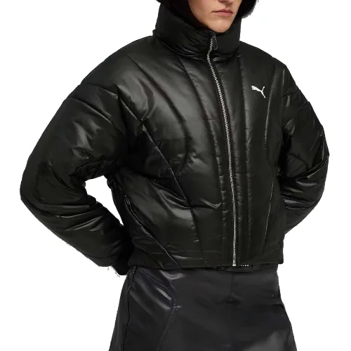 Kurtka PUMA YELLOW DARE TO PUFFER JACKET Czarny