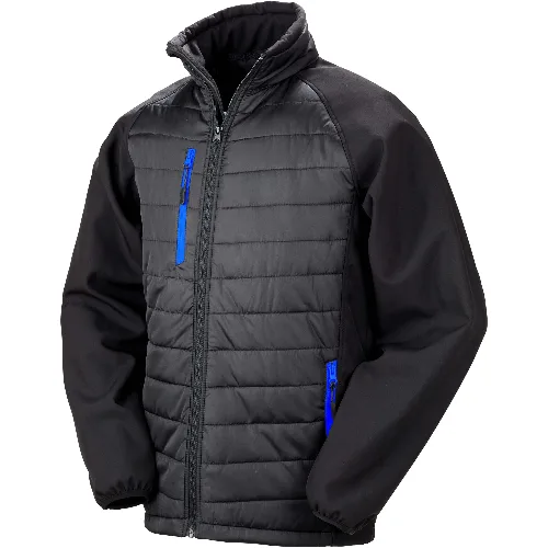 Kurtka Result Softshell Rembourrée Black Compass