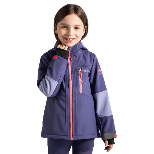 Kurtka turystyczna dziecięca Lemon Explore WL5 wodoodporna softshell