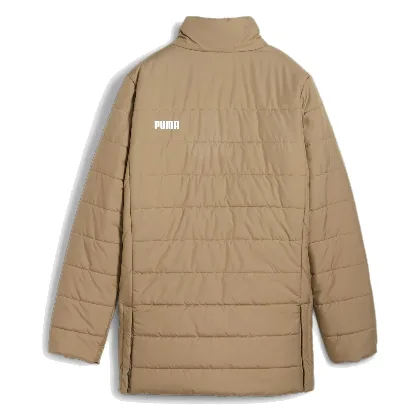Kurtka z kapturem damska Puma ESS+ PADDED beżowa 67536467