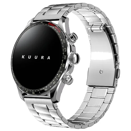 Kuura Inteligentny Zegarek FM2 - Srebrny