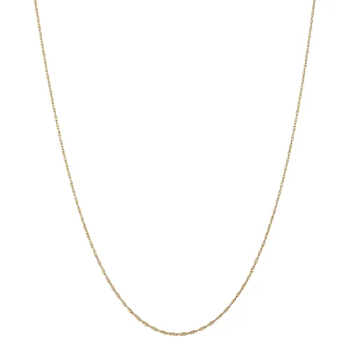 KUZZOI Męski łańcuszek Basic Twisted ze srebra próby 925 Sterling Silver Naszyjniki 1 ct Męskie