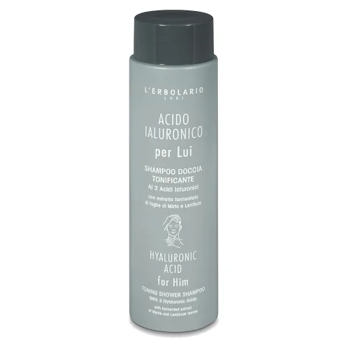 L'erbolario Acido Ialuronico per Lui Tonizujący szampon i żel pod prysznic Żele pod prysznic 250 ml Męskie