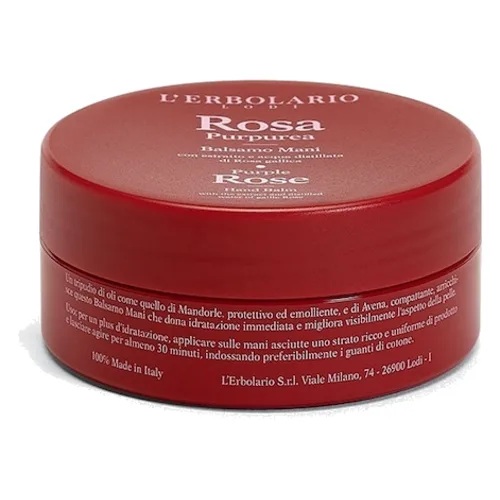 L'erbolario Rosa Purpurea Balsam do rąk Kremy do rąk 75 ml Damski