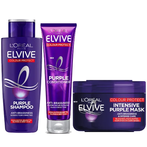 L'Oréal Paris Elvive Colour Protect Anti-Brassiness Purple Routine